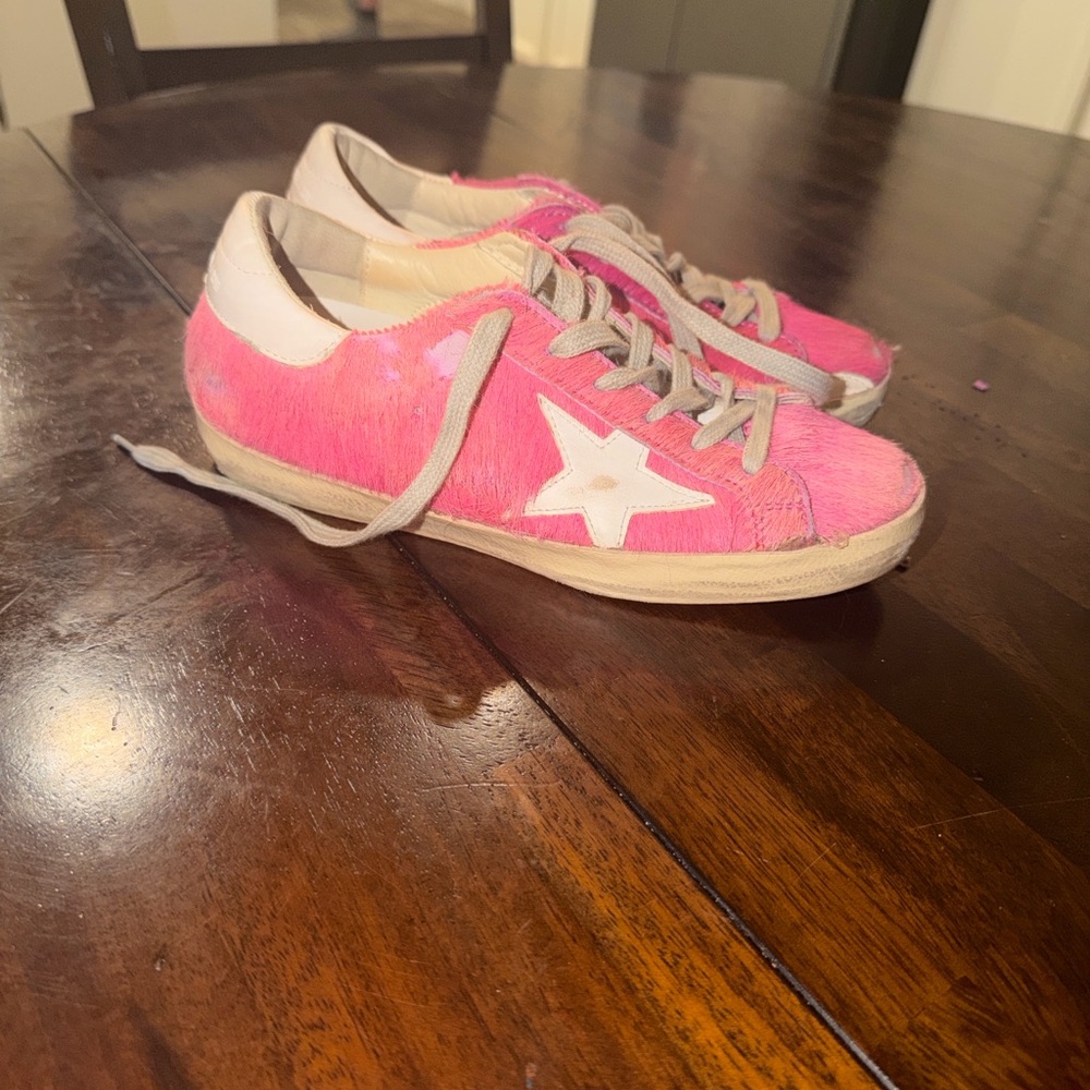 Golden Goose Pink Pony Sneakers - Picture 3 of 12